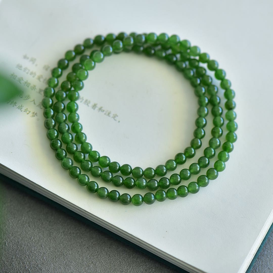 An Exquisite Jasper Bracelets - 5