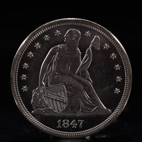 USA One Dollar 1847 Coin