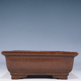 An Exquisite Lacquerware Four Legs Basin