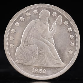 USA One Dollar 1860 Coin