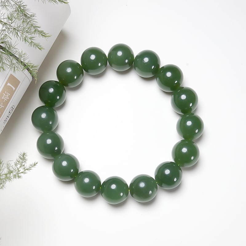 An Exquisite Jasper Bracelets: An Exquisite Jasper Bracelets,Size:0.5in 碧玉手串