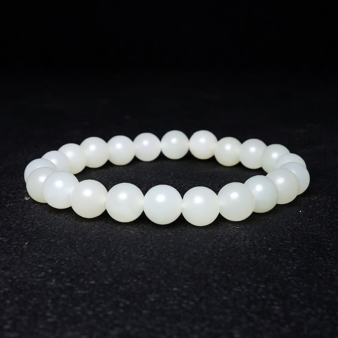 An Exquisite White Jade Bracelets - 3