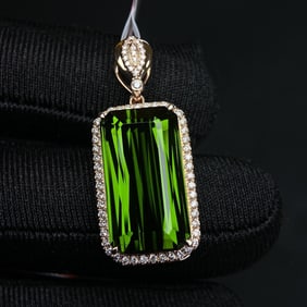 16.7Ctw Natural Tourmaline Necklace