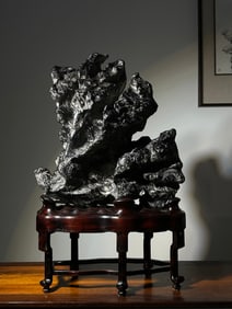 An Exquisite Lingbi Stone Ornament