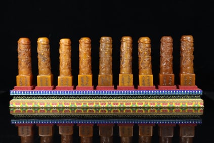 A Set of Fine Tianhuang Stone Dragon Pattern Seal