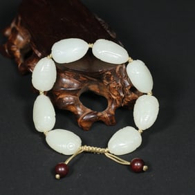 An Exquisite White Jade Cicada Censer
