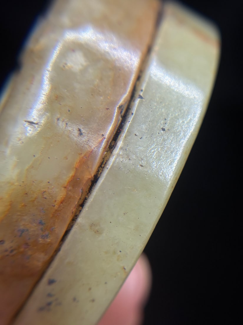 An Exquisite Yellow Jade Dragon Pattern Box - 9