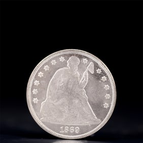 USA One Dollar 1869 Coin