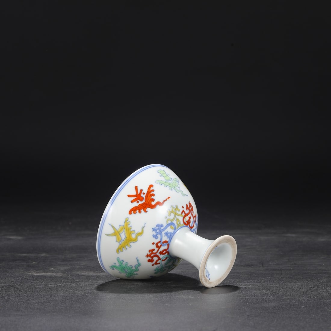 A Exquisite Doucai Eight Treasures Pattern Cup - 5