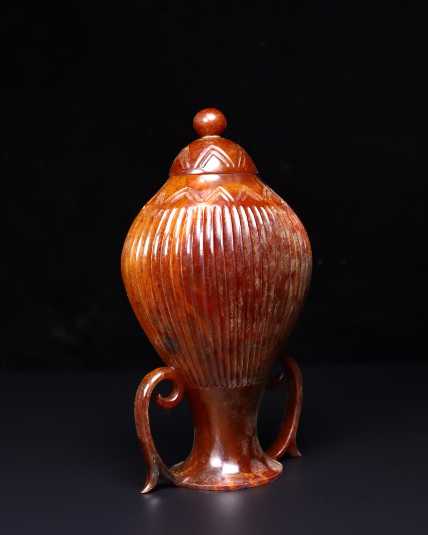 A Exquisite Hetian Jade Vase - 2