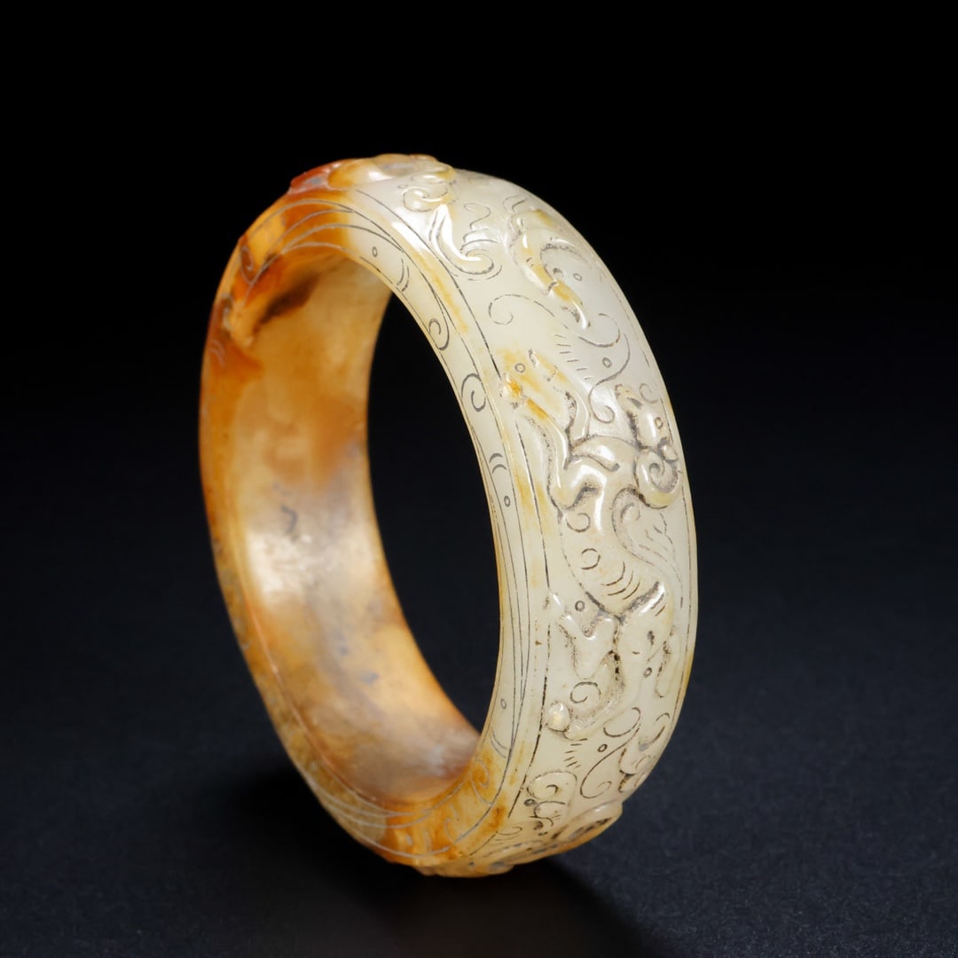 A Rare Hetian Jade Bracelets - 4