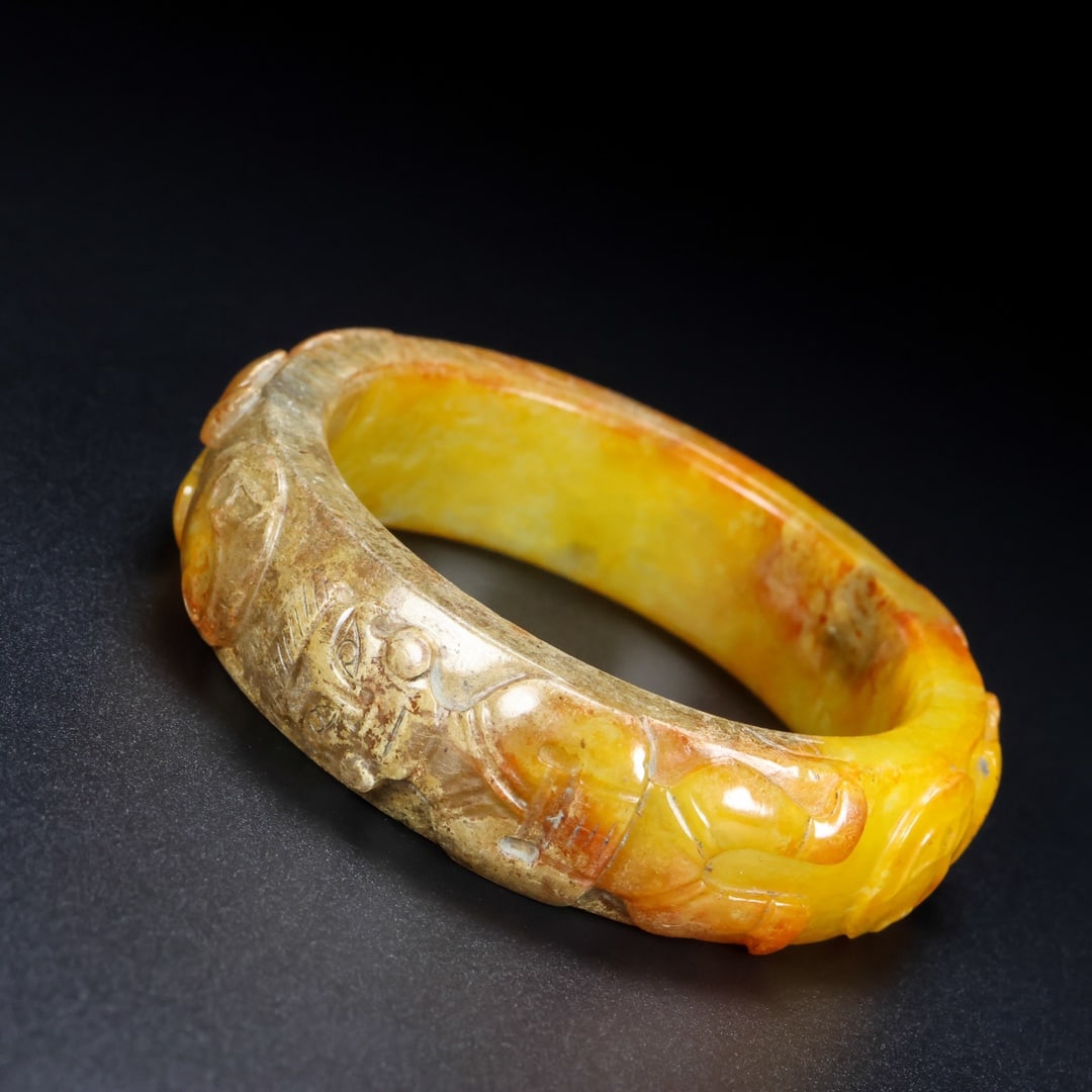 A Rare Hetian Jade Bracelets - 4