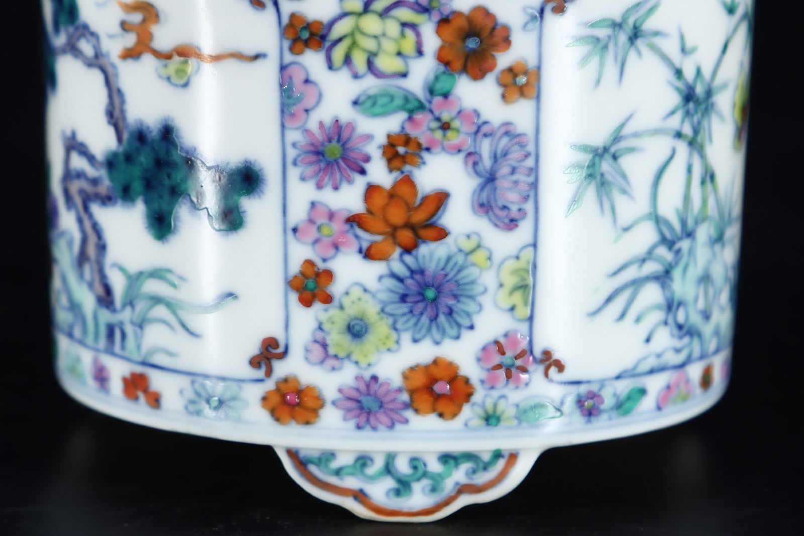 A Exquisite Doucai Pine Bamboo Pattern Censer - 6