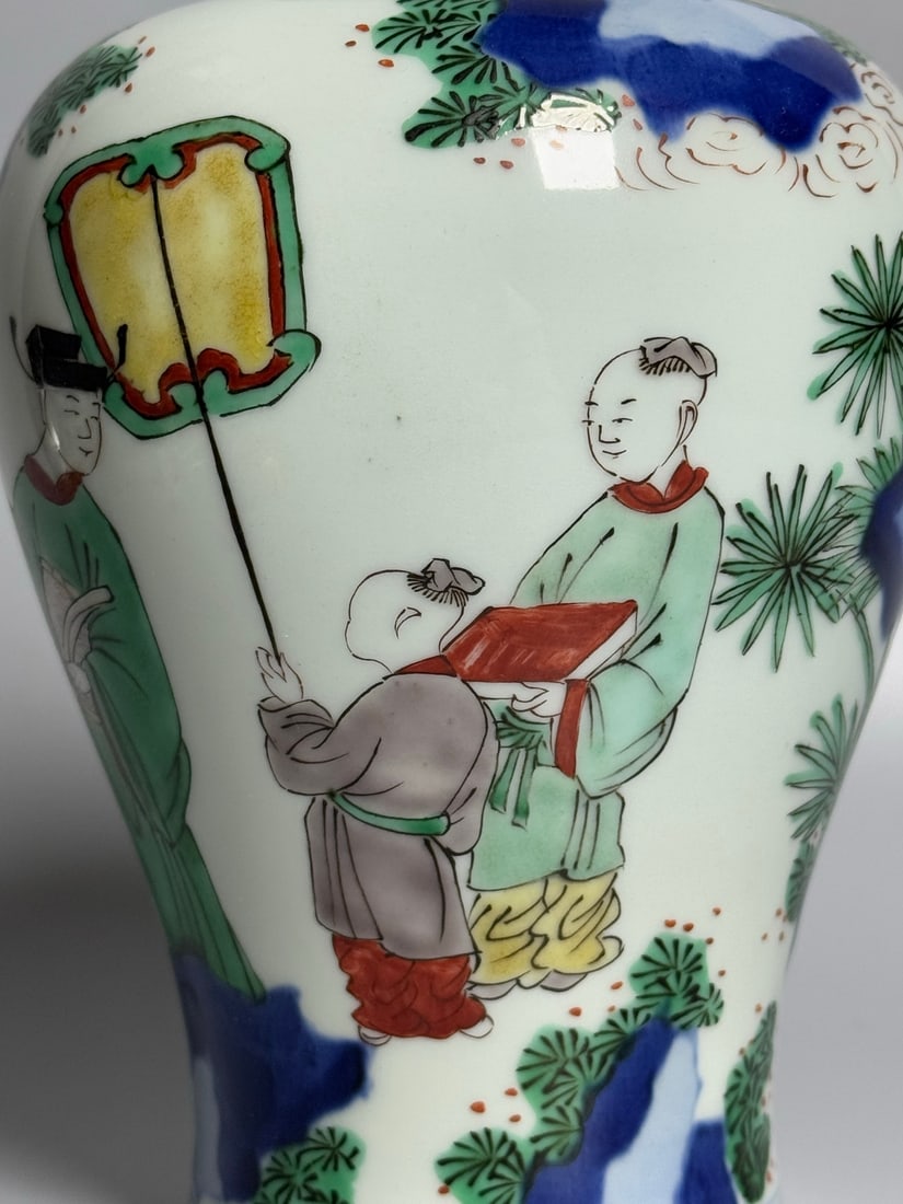 A Exquisite Doucai Figures Pattern Vase - 6
