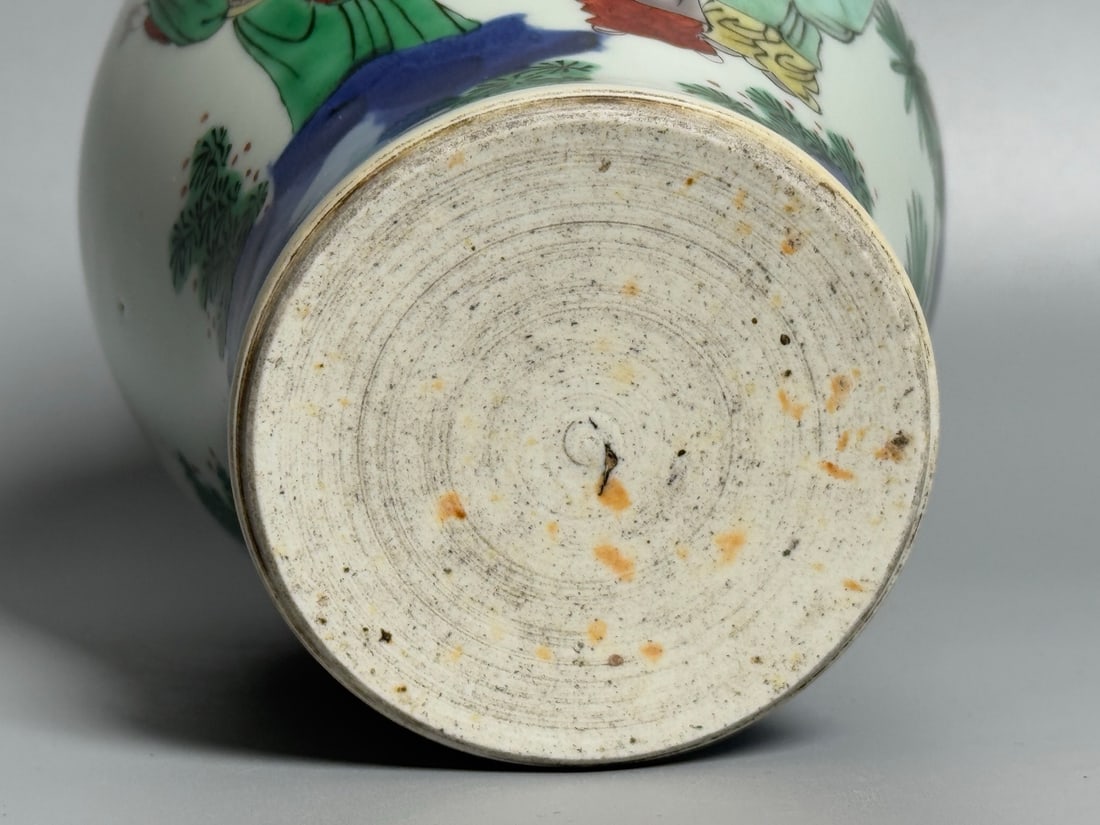 A Exquisite Doucai Figures Pattern Vase - 7