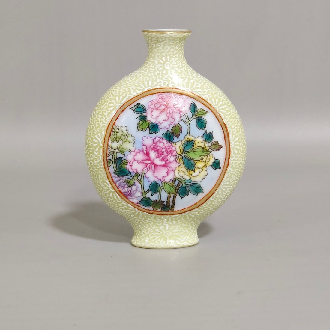 Enamel Flower Pattern Teapot