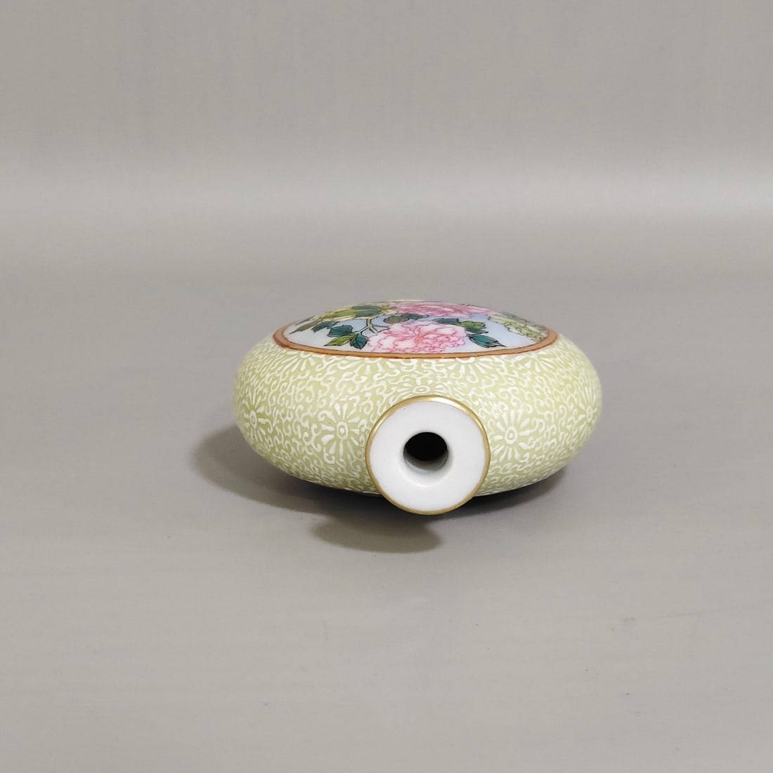 Enamel Flower Pattern Teapot - 6