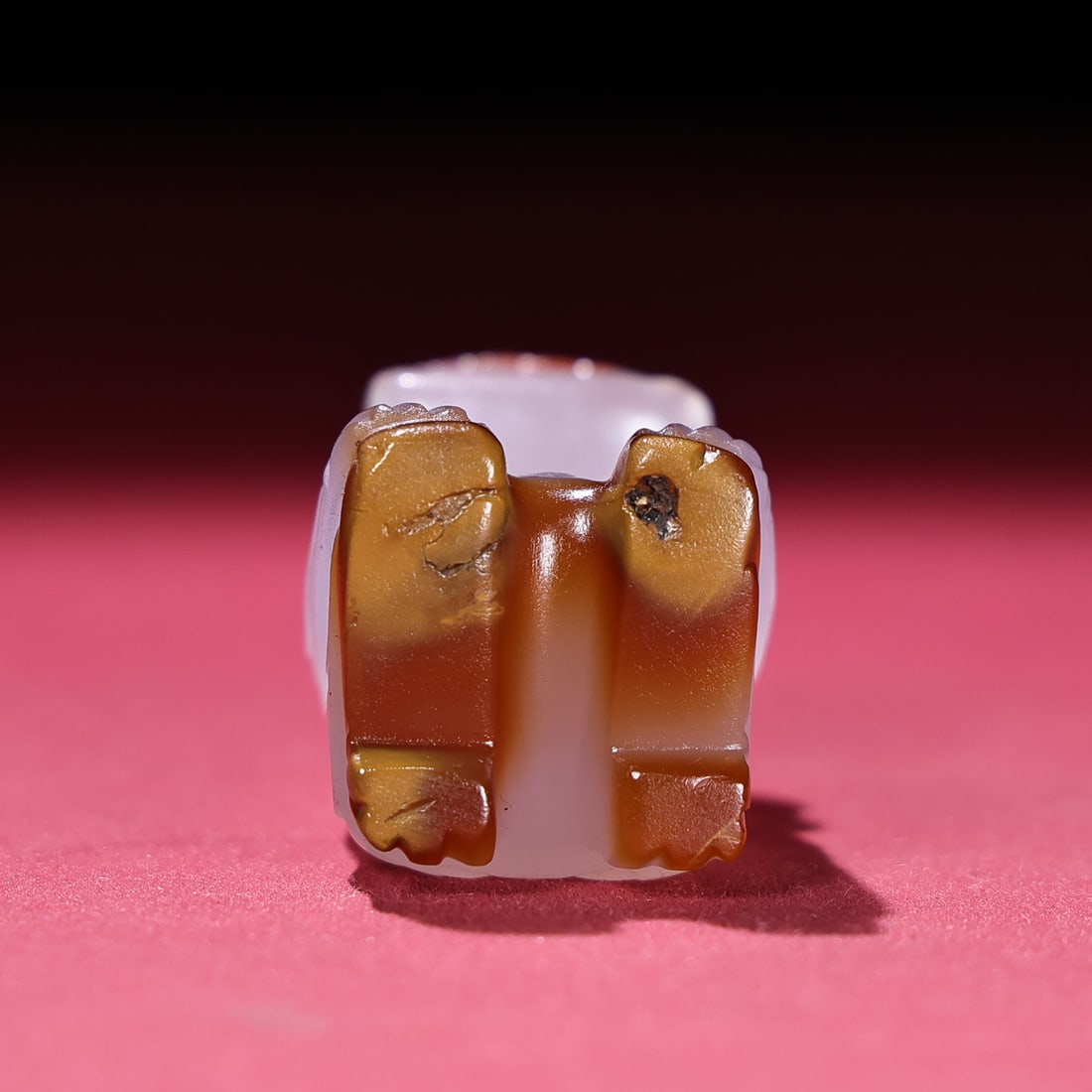 A Exquisite Agate Bear Handheld Ornament - 9