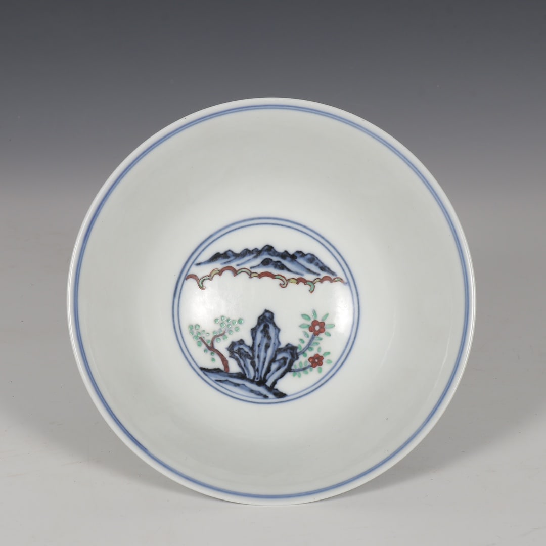 A Exquisite Wucai Figure Pattern Cup - 8