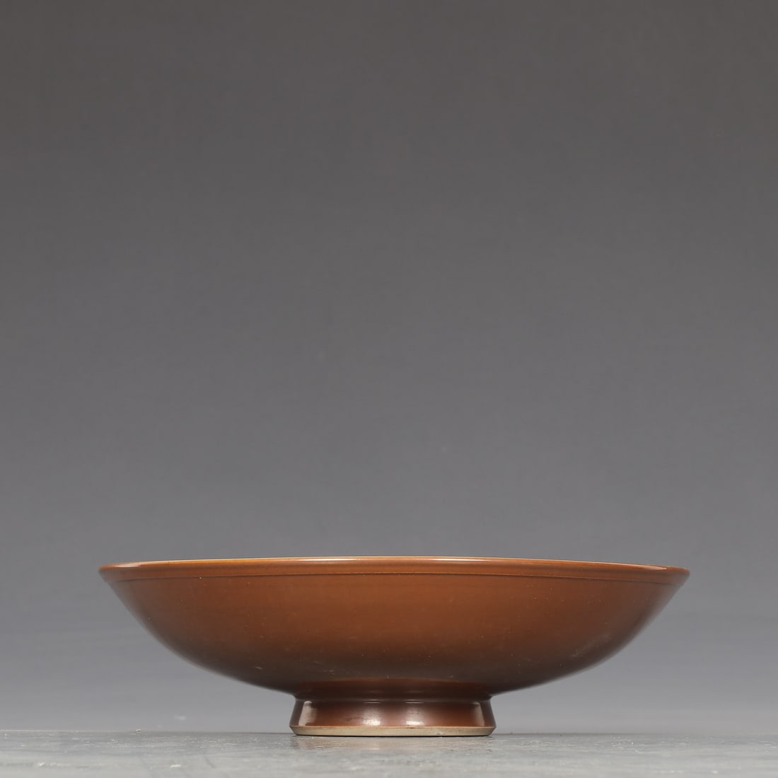 A Exquisite Blue Glazed Dragon Pattern Plate - 6