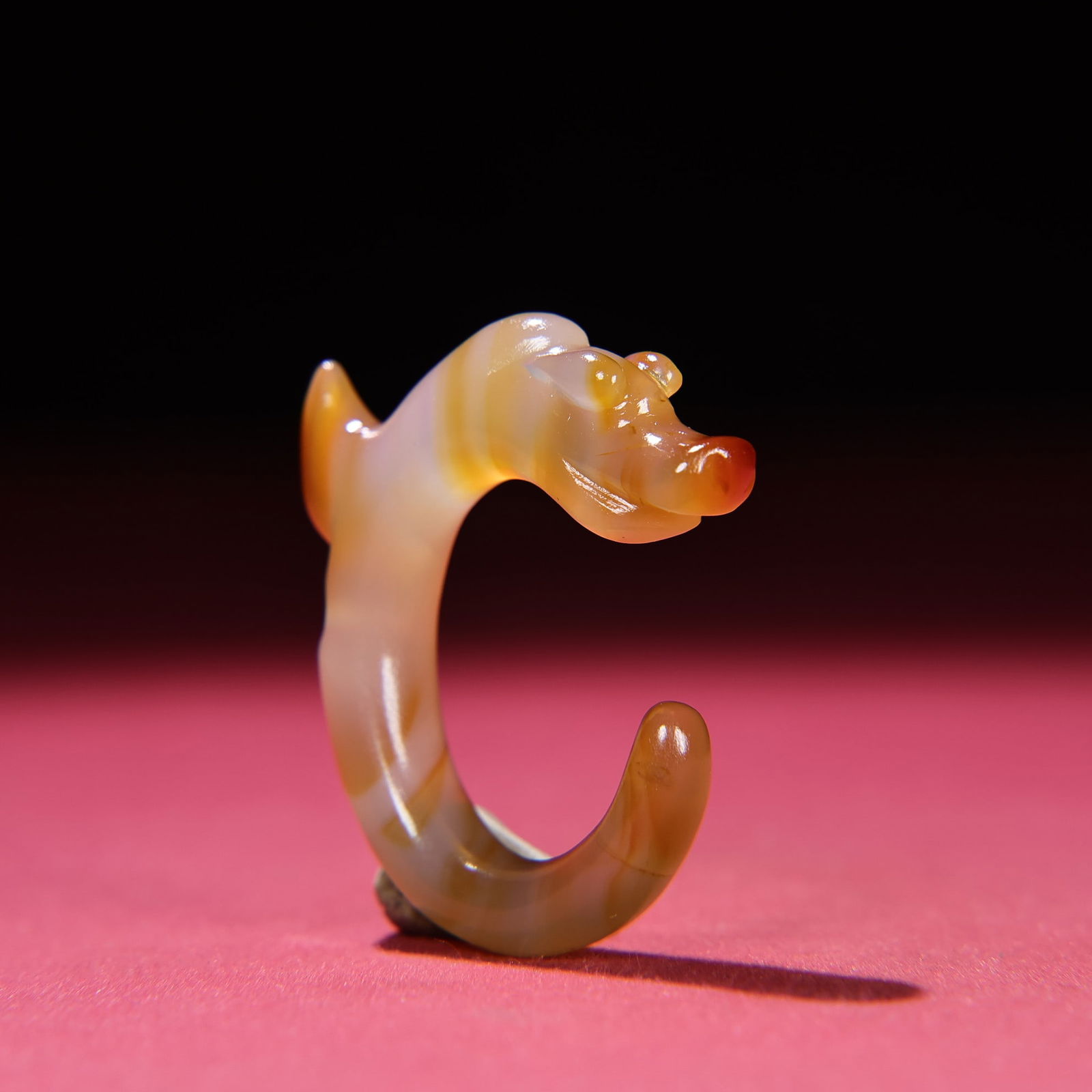 A Exquisite Agate Dragon Pendant - 4