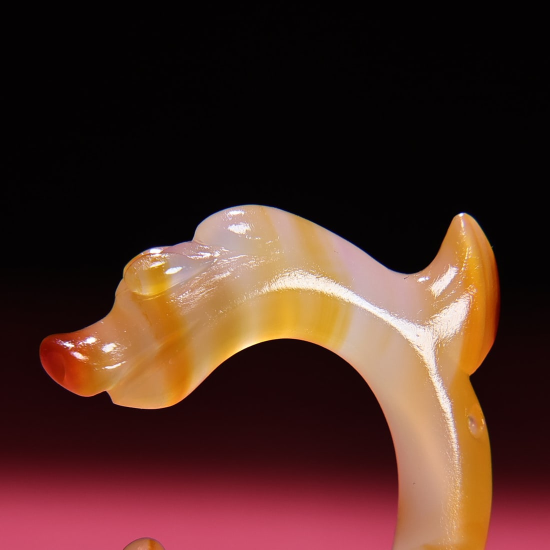 A Exquisite Agate Dragon Pendant - 5