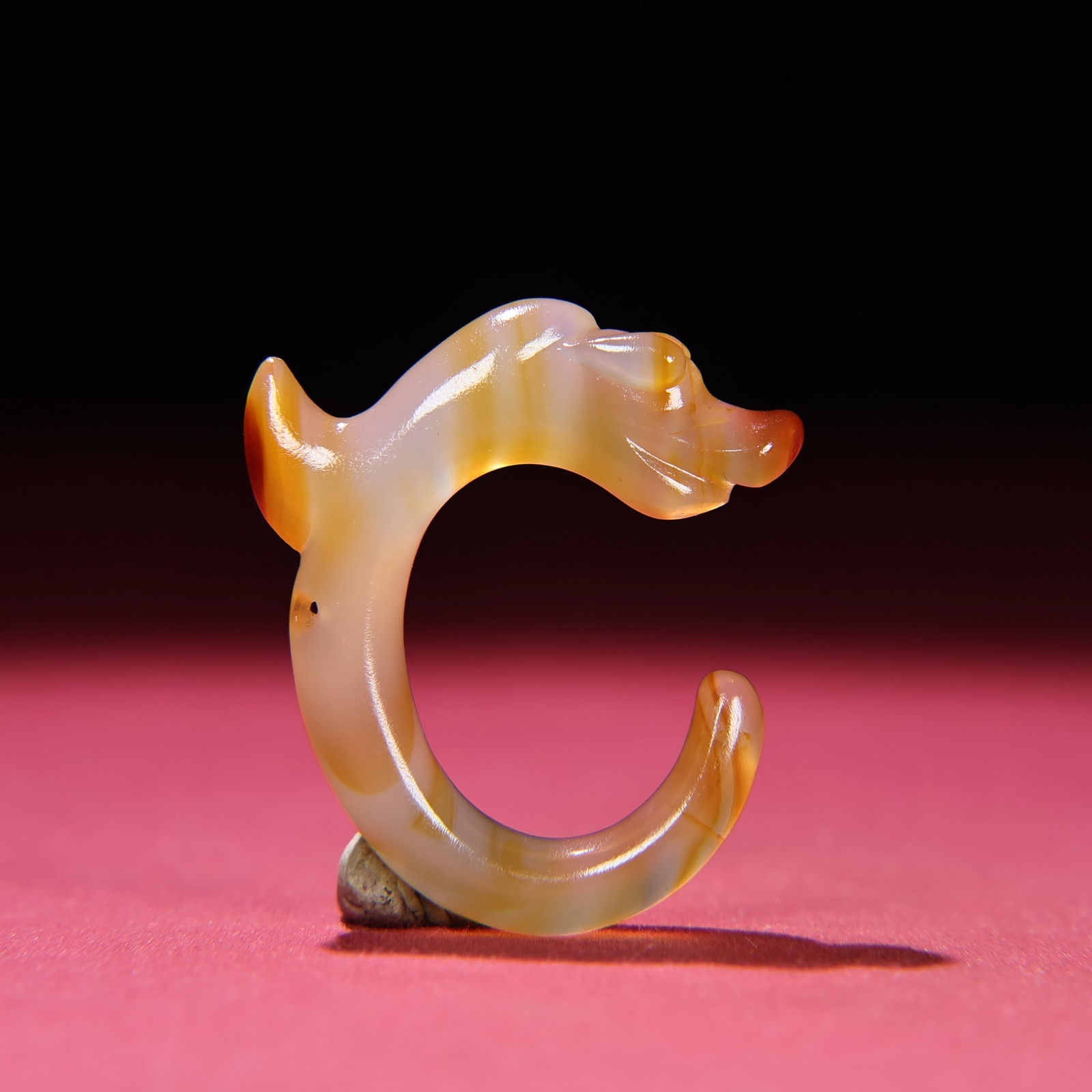 A Exquisite Agate Dragon Pendant - 6