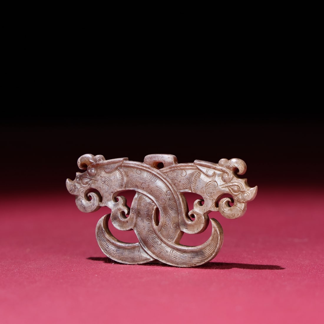 A Exquisite Hetian Jade Dragon Pendant - 5