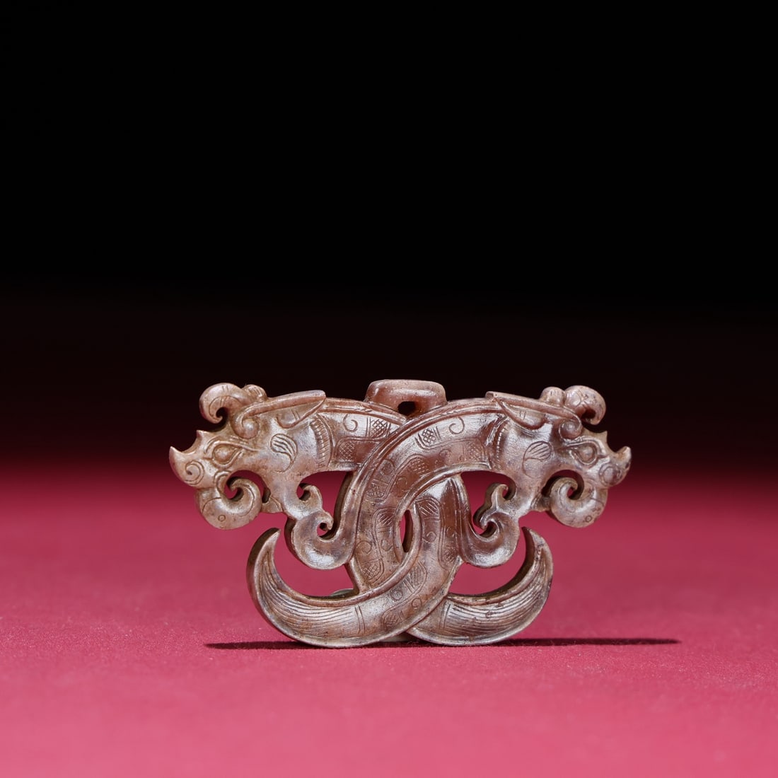 A Exquisite Hetian Jade Dragon Pendant - 6