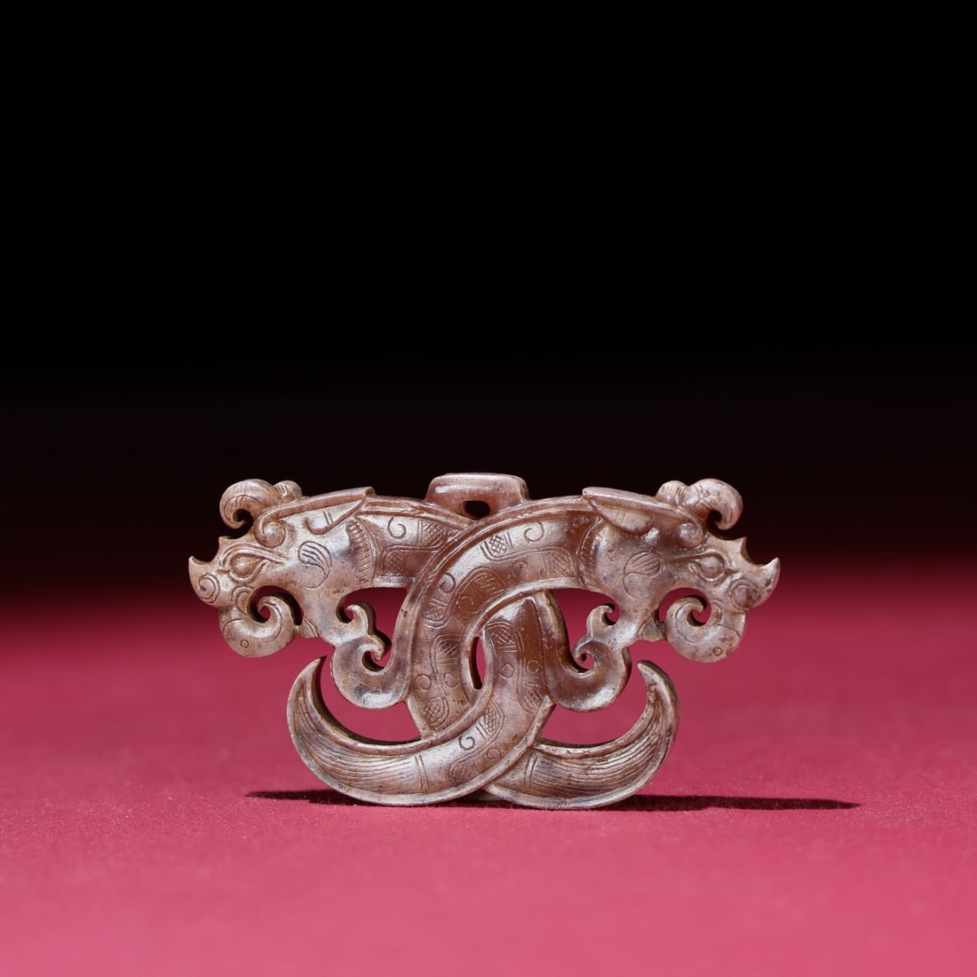 A Exquisite Hetian Jade Dragon Pendant - 8