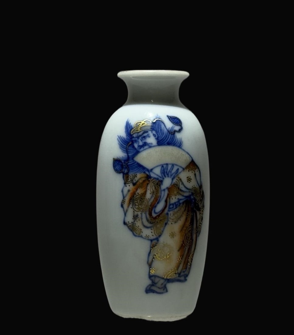 A Exquisite Doucai Figures Pattern Snuff Bottle (1 of 5)