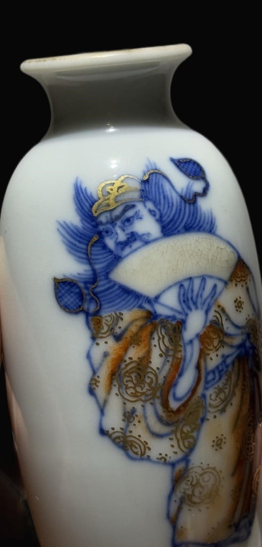 A Exquisite Doucai Figures Pattern Snuff Bottle - 4