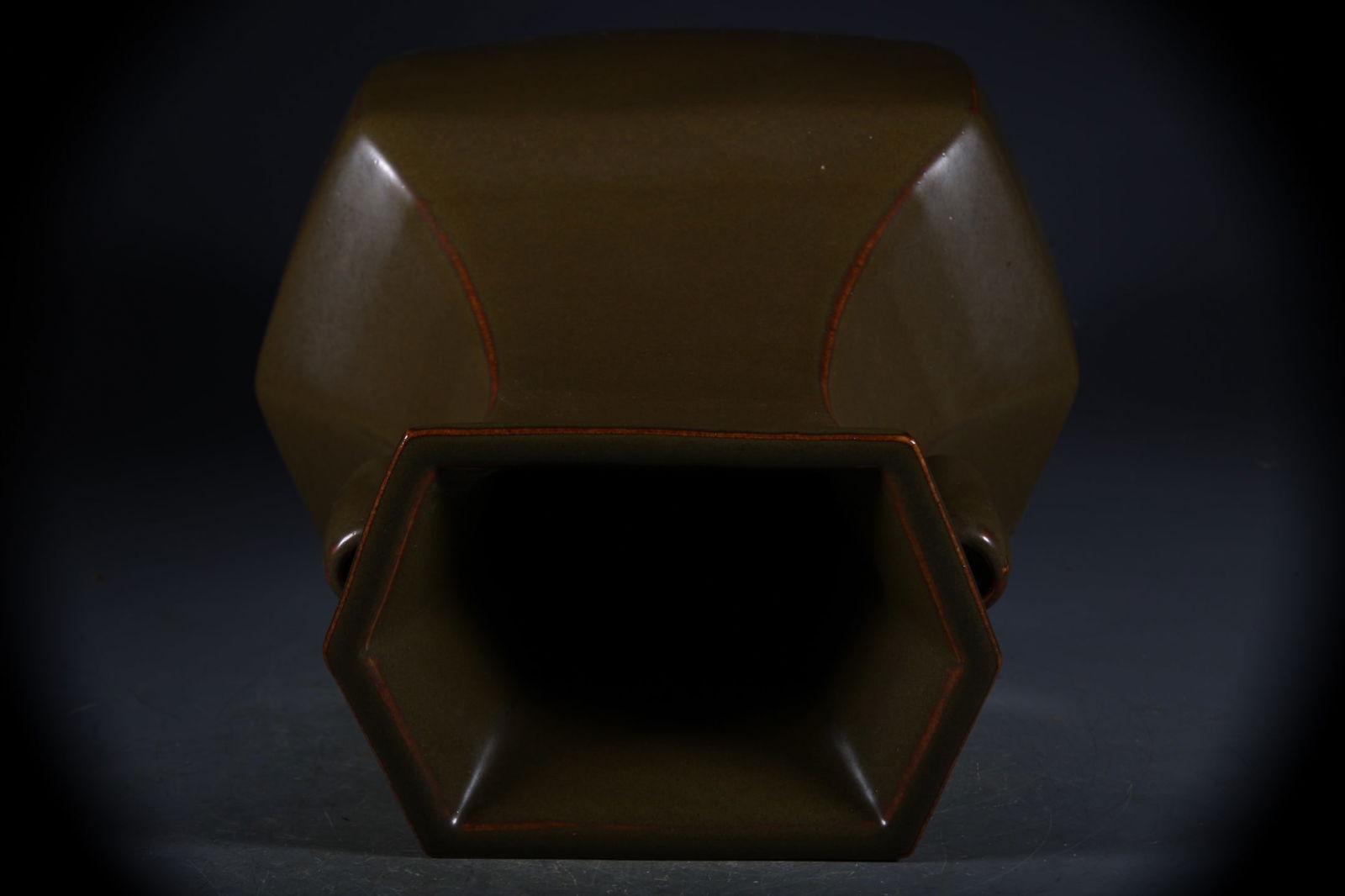 Teadust Glazed Double-Ears Vase - 5