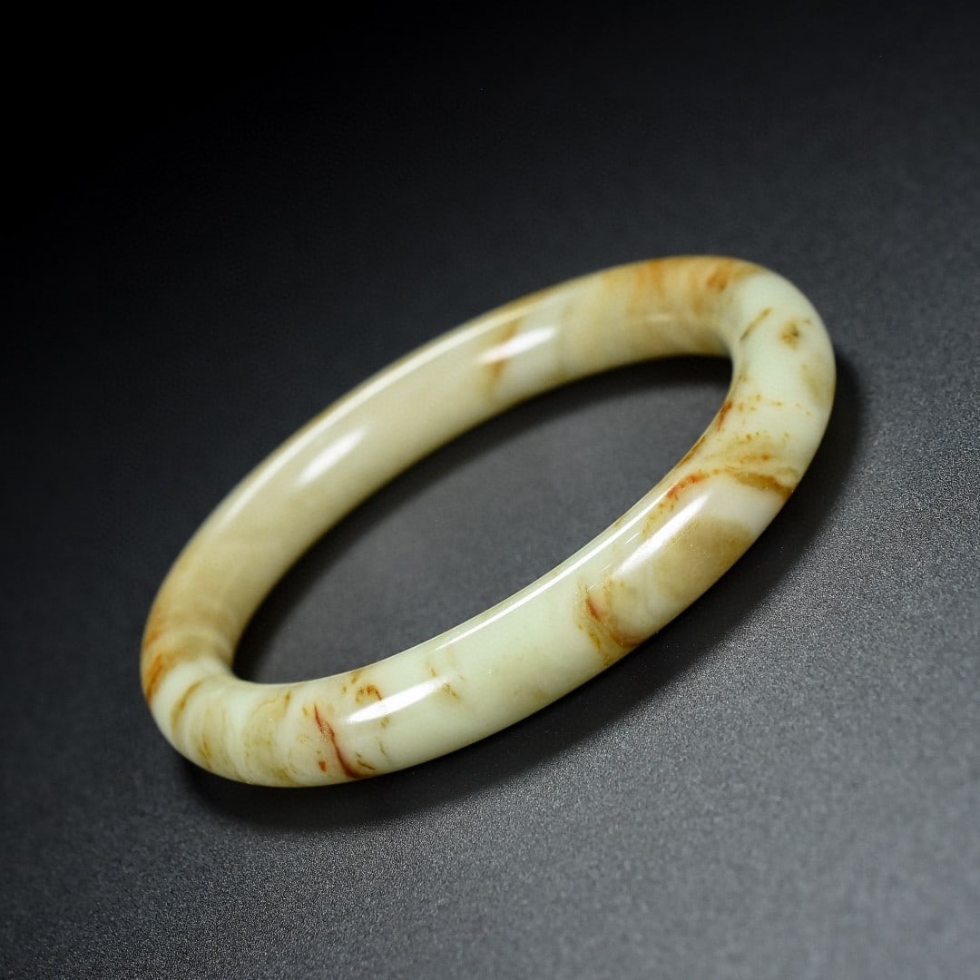 An Exquisite White Jade Bracelets - 4