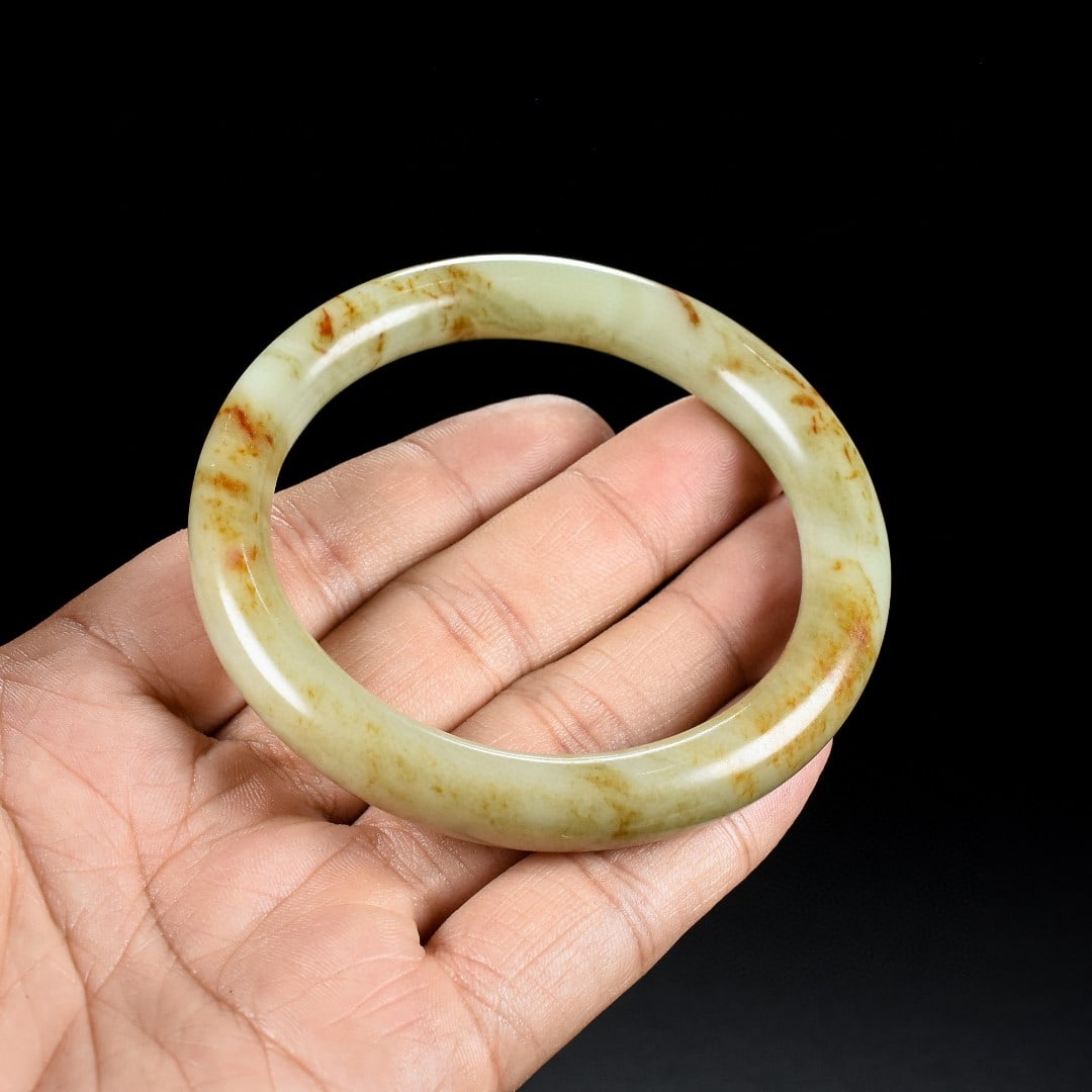 An Exquisite White Jade Bracelets - 9