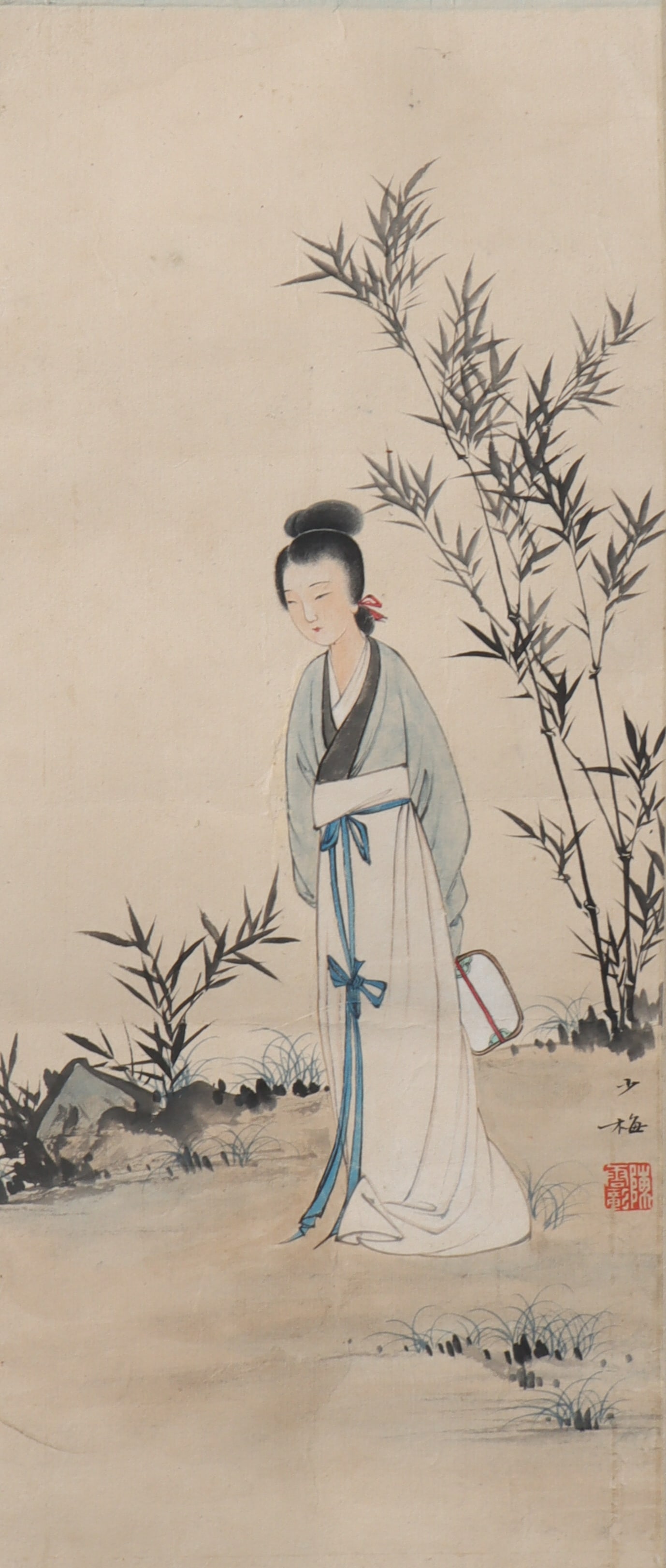 An Fabulous Chinese Ink Woman By Paper (1 of 3)