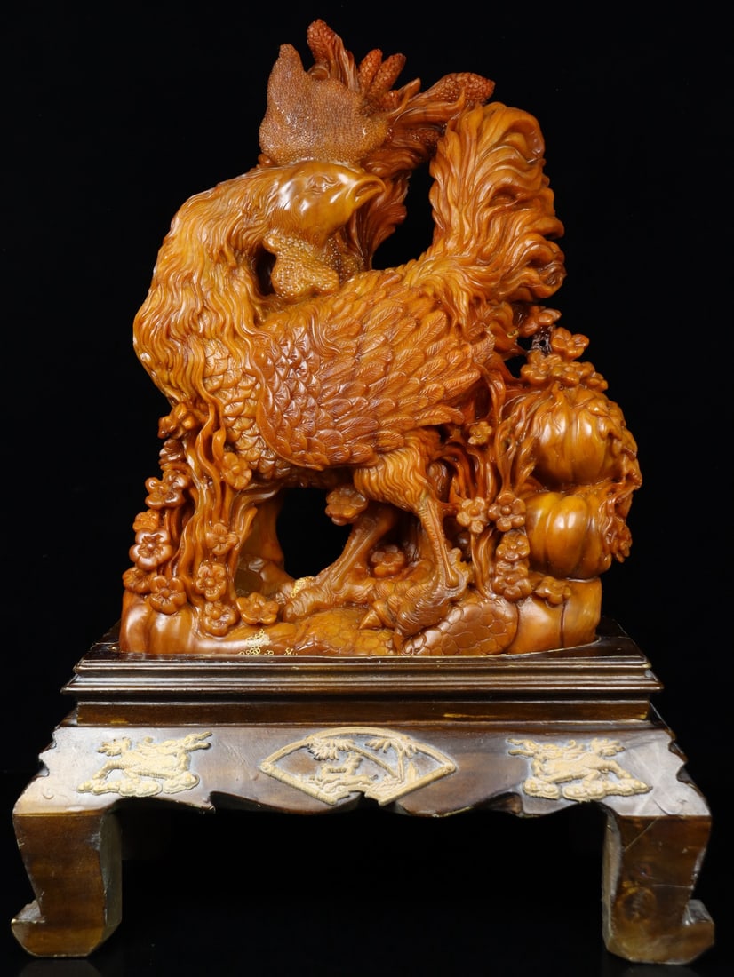 An Exquisite Tianhuang Stone Rooster Ornament (1 of 9)