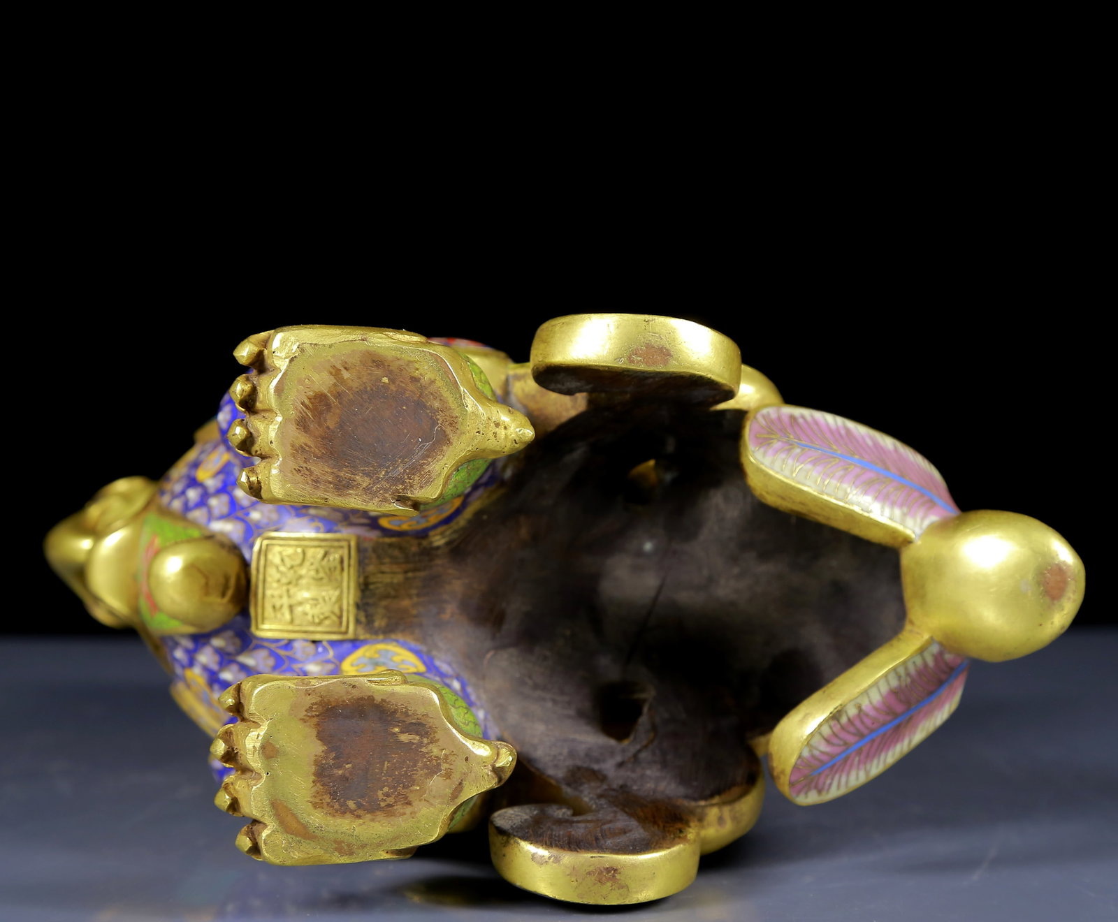 A Rare Cloisonne Phoenix Pattern Censer - 12