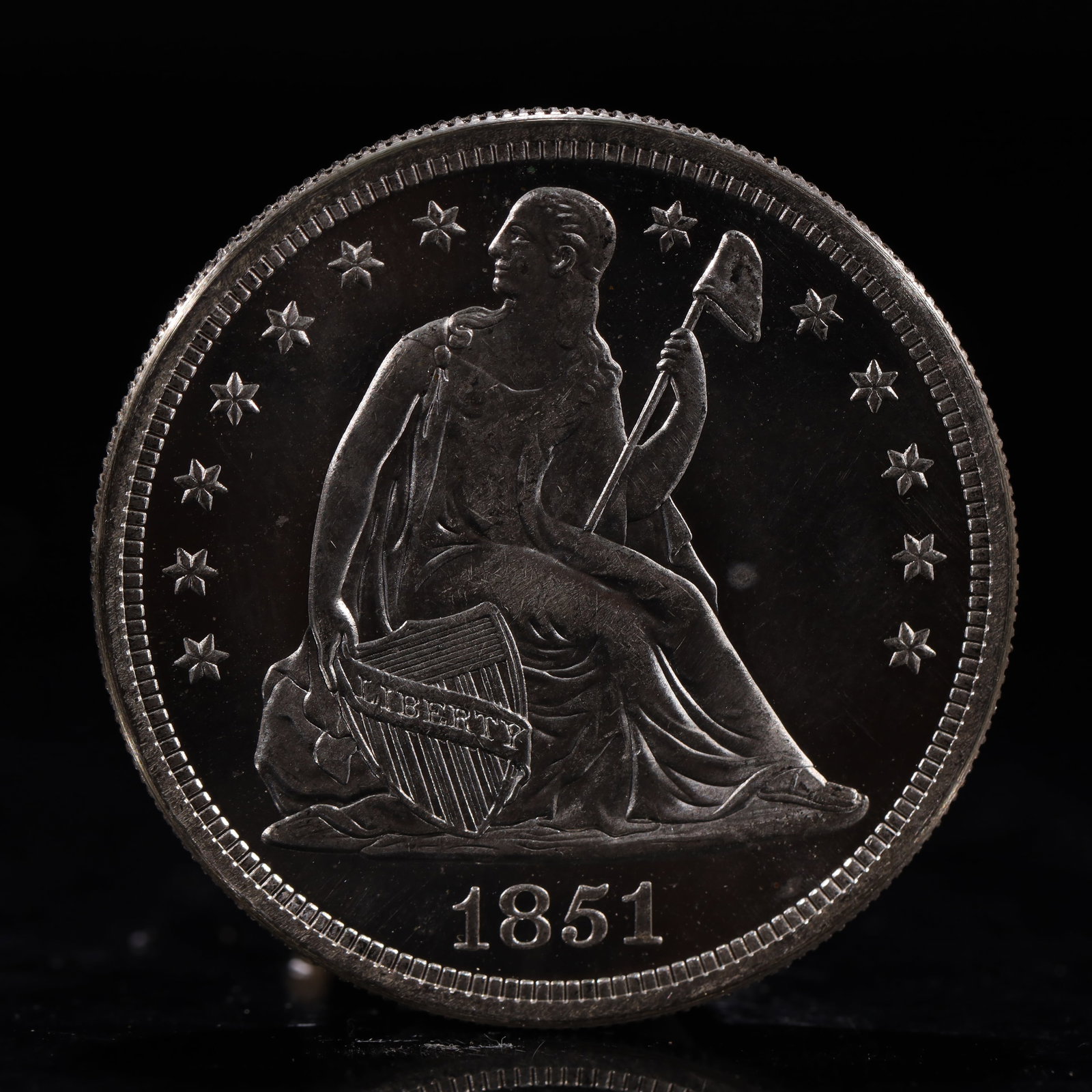 USA One Dollar 1851 Coin (1 of 2)