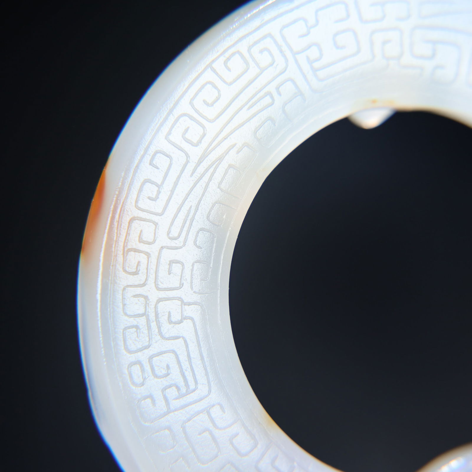 An Exquisite Agate Cicada Pattern Pendant - 7