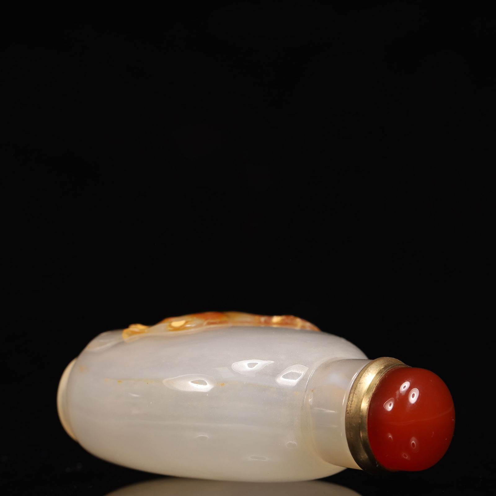 An Exquisite Agate Horse Pattern Snuff Bottle - 7