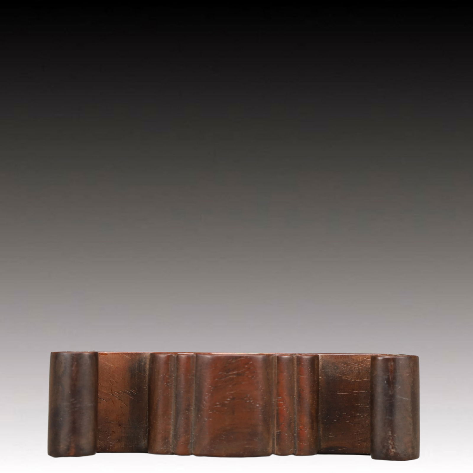 A Precious White Jade Bats Pattern Table Screen - 6