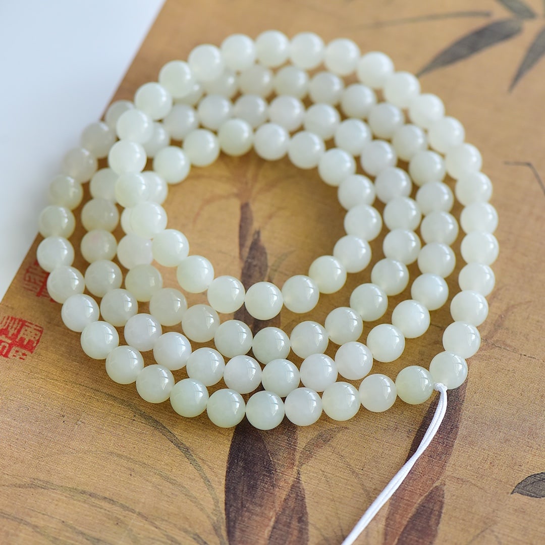 An Exquisite White Jade Bracelets - 4
