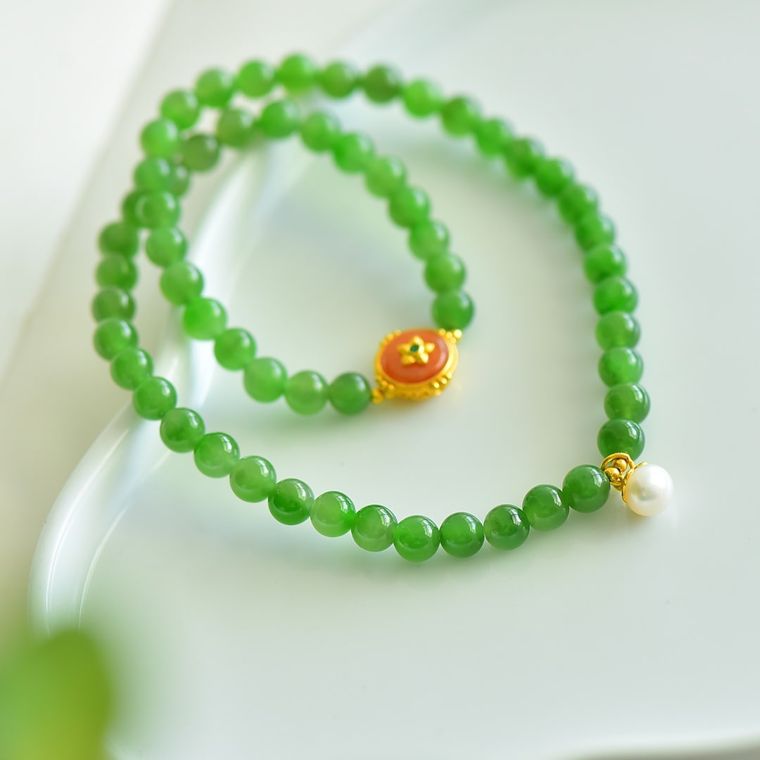 An Exquisite Jasper Bracelets: An Exquisite Jasper Bracelets,Size:6mm 寓意:『所梦皆星河、星河全是你•』 