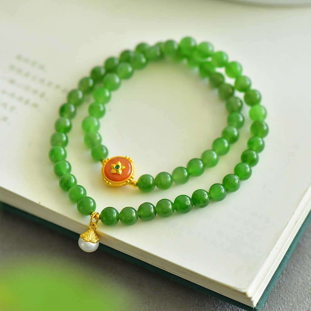 An Exquisite Jasper Bracelets - 2