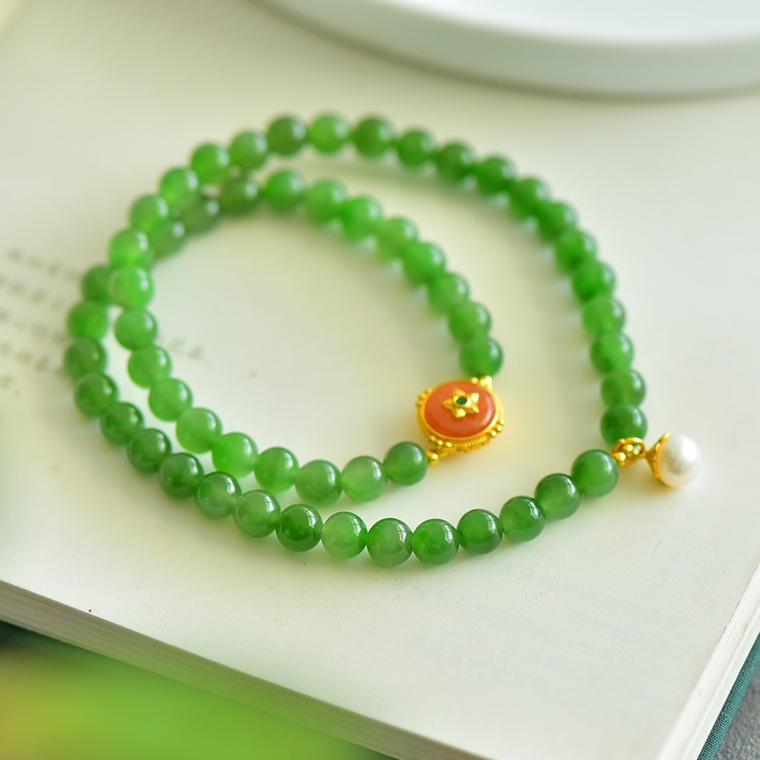 An Exquisite Jasper Bracelets - 3