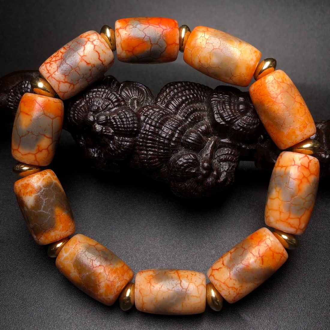 An Exquisite Dzi Bead Bracelets - 5