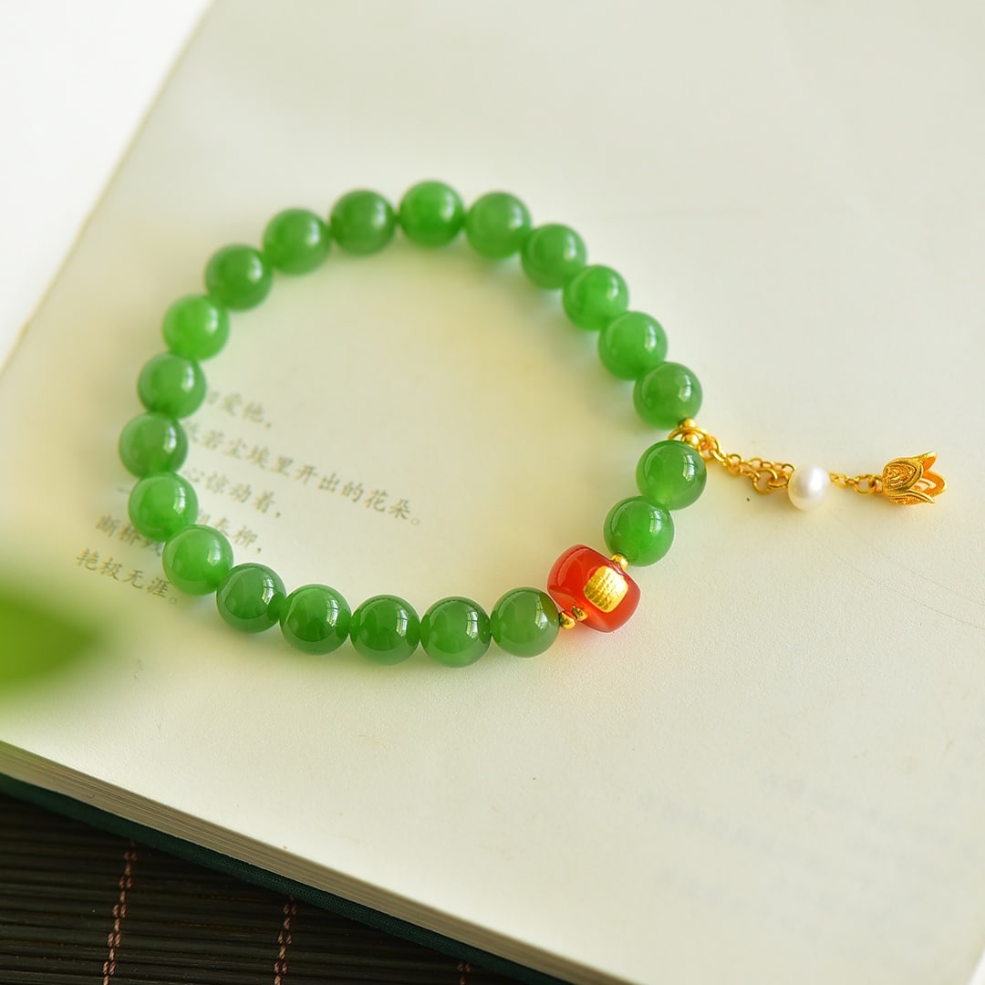 An Exquisite Jasper Bracelets - 2