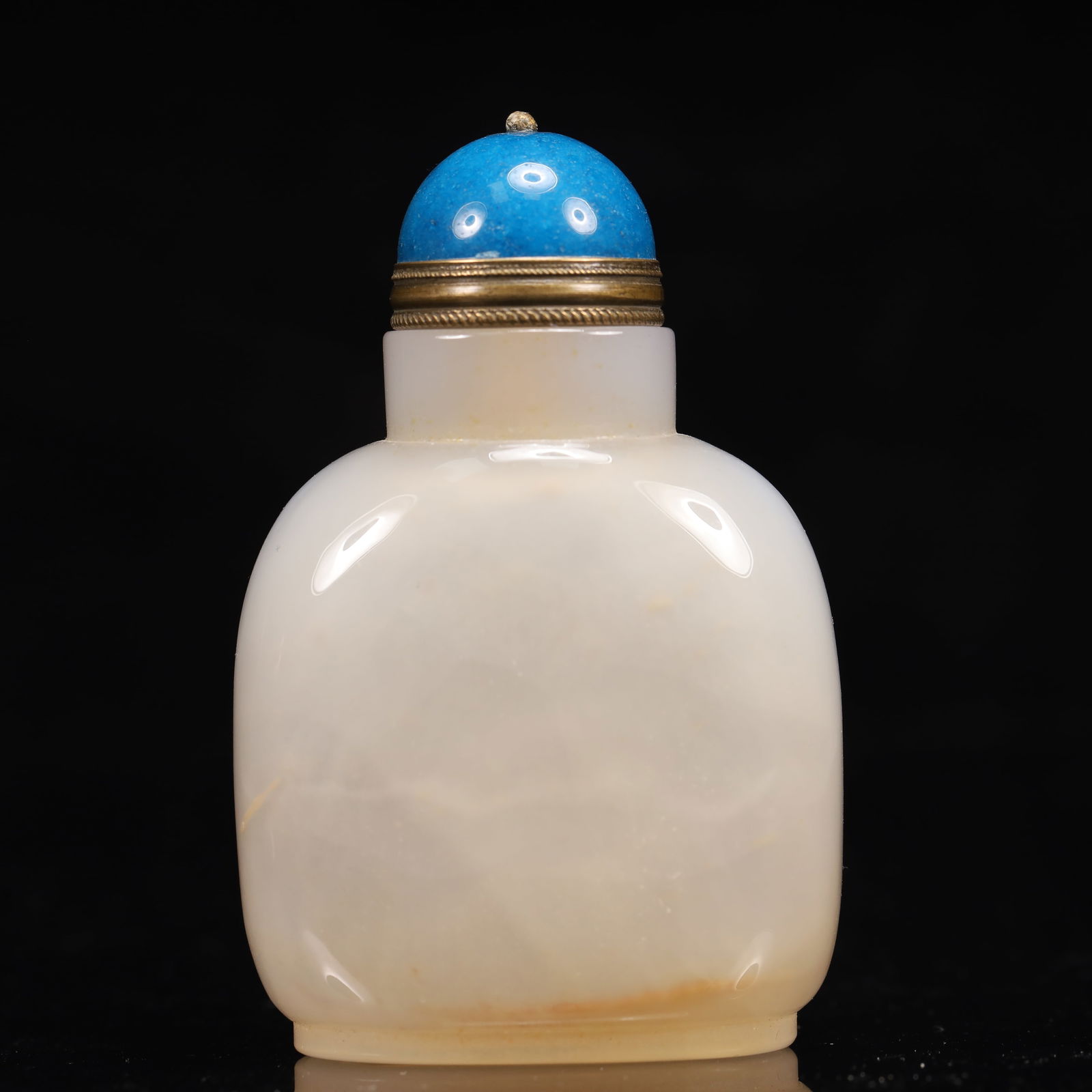 An Exquisite Agate Monkey Pattern Snuff Bottle - 5