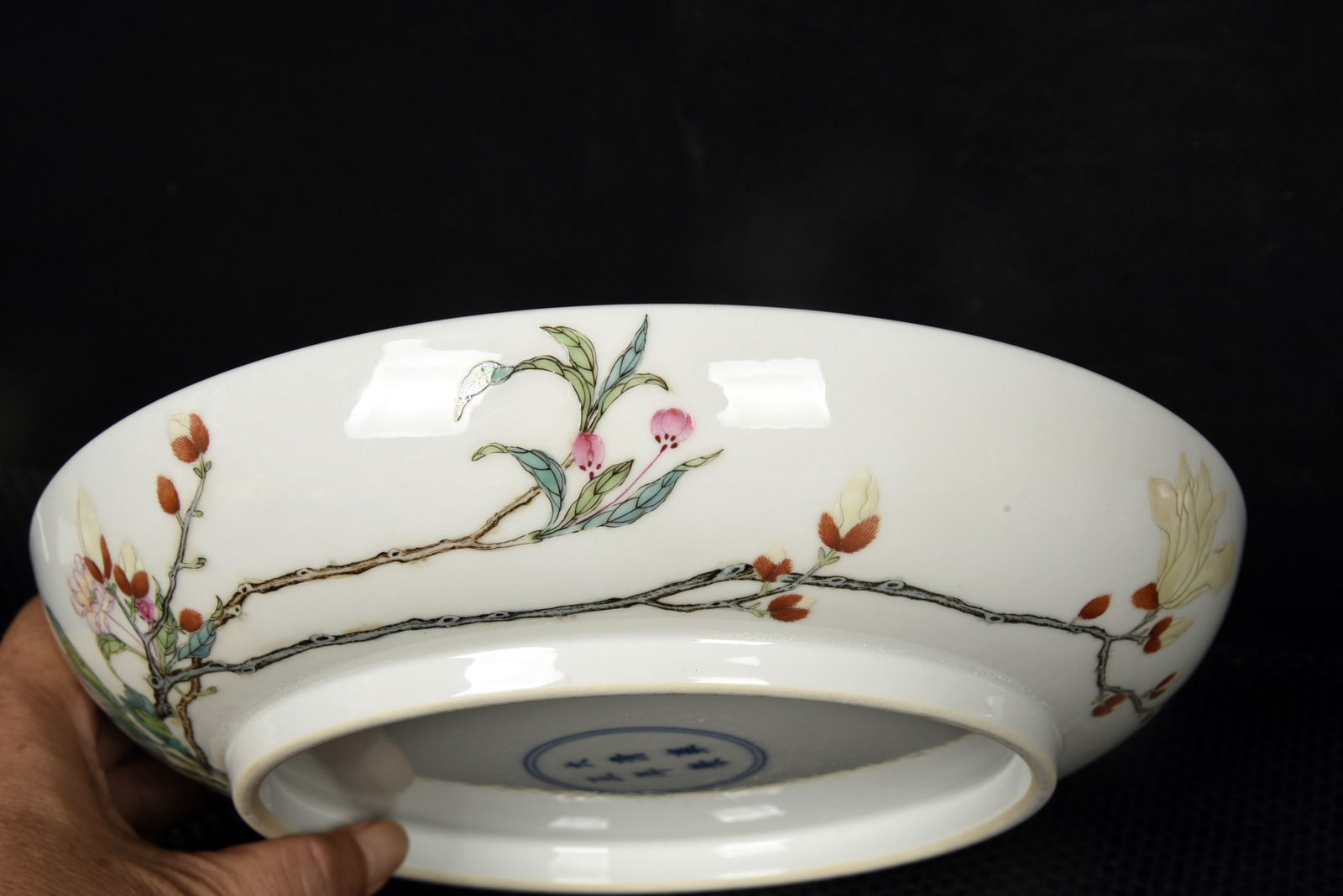 An Exquisite Enamel Flower Pattern Plate - 7